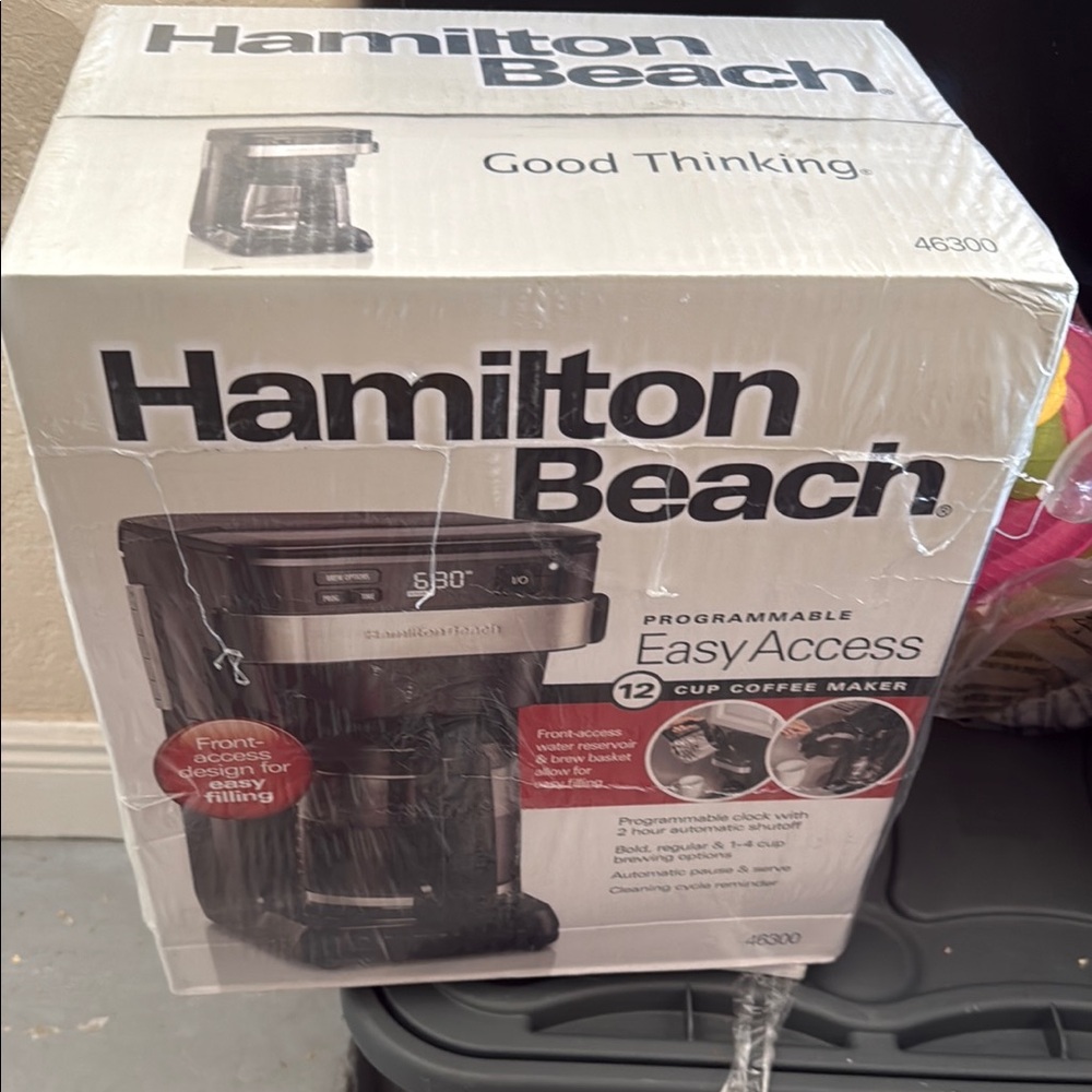 Hamilton Beach Easy Access Coffee Maker - Black